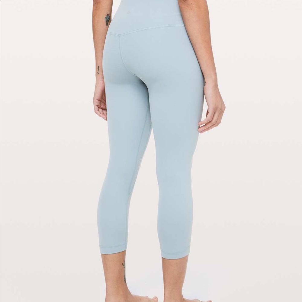 Baby blue lululemon align leggings